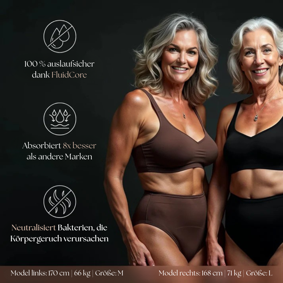 Dryva™ – Signatur Auslaufsichere Unterwäsche | 2+3 Gratis